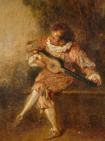 Antoine Watteau - Le donneur de serenades | Антуан Ватто