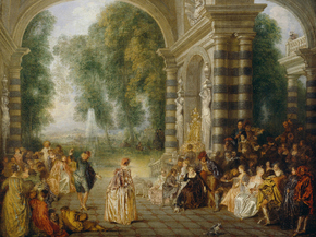 Antoine Watteau - Les Plaisirs du Bal | Антуан Ватто