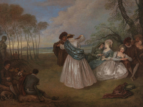 Antoine Watteau - Quadrille | Антуан Ватто
