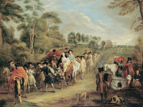 Antoine Watteau - Soldiers on the March | Антуан Ватто