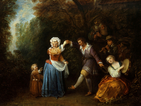 Antoine Watteau - The Country Dance | Антуан Ватто