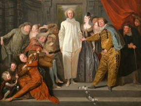 Antoine Watteau - The Italian Comedians | Антуан Ватто