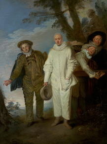 Antoine Watteau - The Italian Comedians | Антуан Ватто