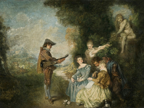 Antoine Watteau - The Love Lesson | Антуан Ватто