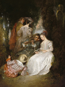 Antoine Watteau - The Perfect Accord | Антуан Ватто