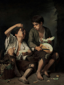 Bartolome Esteban Murillo - Grape and Melon Eaters | Эстебан Мурильо