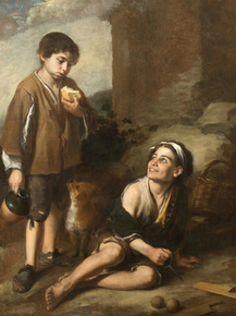 Bartolome Esteban Murillo - Invitation to a Game of Argolla | Эстебан Мурильо