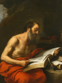 Bartolome Esteban Murillo - Saint Jerome reading | Эстебан Мурильо