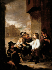 Bartolome Esteban Murillo - Villanueva Dividing His Clothes | Эстебан Мурильо