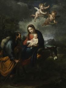 Bartolome Esteban Murillo - The Flight into Egypt | Эстебан Мурильо