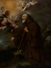 Bartolome Esteban Murillo - Vision of Saint Francis | Эстебан Мурильо