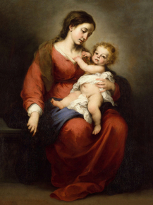 Bartolome Esteban Murillo - Virgin and Child | Эстебан Мурильо