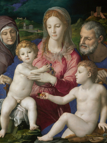 Bronzino - Holy Family with St. Anne | Бронзино