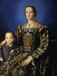 Bronzino - Portrait of Eleonora di Toledo with her son Giovanni | Бронзино