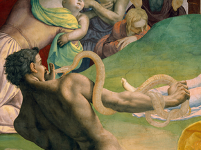 Bronzino - The adoration of the bronze snake | Бронзино
