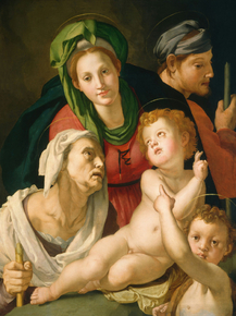 Bronzino - The Holy Family | Бронзино