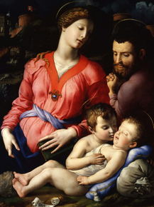 Bronzino - The Panciatichi Holy Family | Бронзино