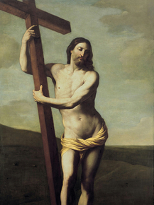 Guido Reni - Cristo resucitado abrazado a la Cruz | Гвидо Рени