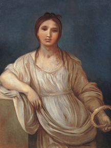 Guido Reni - Portrait of girl with a crown | Гвидо Рени