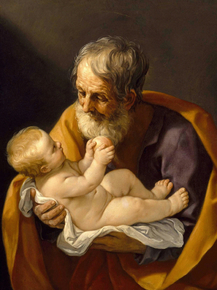 Guido Reni - Saint Joseph and the Christ Child | Гвидо Рени