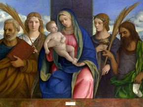 Giovanni Bellini - Madonna and Child with Saints | Джованни Беллини