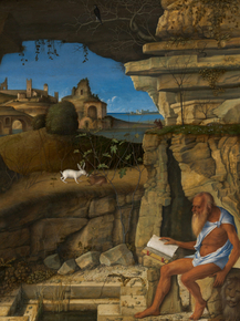 Giovanni Bellini - Saint Jerome Reading | Джованни Беллини