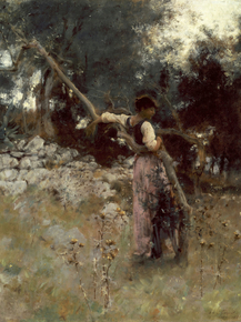 John Singer Sargent - A Capriote | Джон Сингер Сарджент