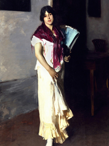 John Singer Sargent - A Venetian Woman | Джон Сингер Сарджент