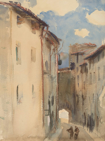 John Singer Sargent - Camprodon, Spain | Джон Сингер Сарджент