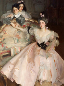 John Singer Sargent - Mrs Carl Meyer and her Children | Джон Сингер Сарджент