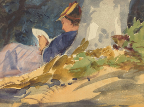 John Singer Sargent - Resting | Джон Сингер Сарджент