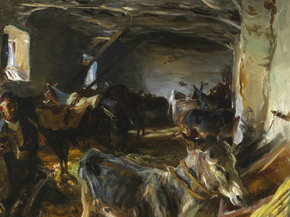 John Singer Sargent - Stable at Cuenca | Джон Сингер Сарджент