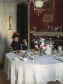 John Singer Sargent - The Breakfast Table | Джон Сингер Сарджент