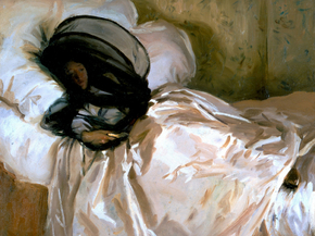 John Singer Sargent - The Mosquito Net | Джон Сингер Сарджент