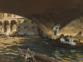 John Singer Sargent - The Rialto | Джон Сингер Сарджент