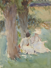 John Singer Sargent - Under the Willows | Джон Сингер Сарджент