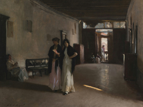 John Singer Sargent - Venetian Interior | Джон Сингер Сарджент