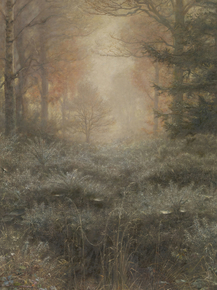 John Everett Millais - Dew-Drenched Furze | Джон Эверетт Милле