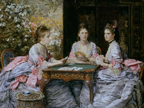 John Everett Millais - Hearts are Trumps | Джон Эверетт Милле