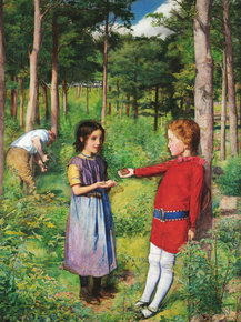 John Everett Millais - Woodmans Daughter | Джон Эверетт Милле