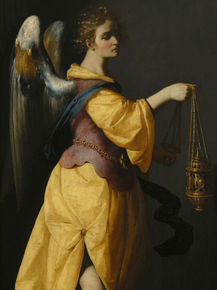 Francisco de Zurbaran - Angel carrying thurible | Франсиско де Сурбаран