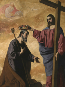 Joshua Reynolds - Christ crowning Saint Joseph | Джошуа Рейнольдс
