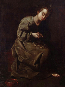Francisco de Zurbaran - Cristo com a coroa de espinhos | Франсиско де Сурбаран