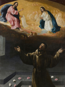 Francisco de Zurbaran - La Porciuncula | Франсиско де Сурбаран