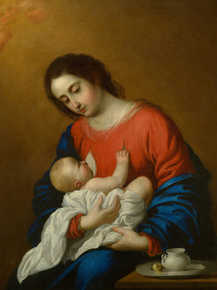 Francisco de Zurbaran - Madonna and Child | Франсиско де Сурбаран