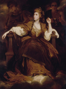 Joshua Reynolds - Mrs Siddons as the Tragic Muse | Джошуа Рейнольдс