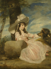 Joshua Reynolds - Portrait of Miss Anna Ward | Джошуа Рейнольдс