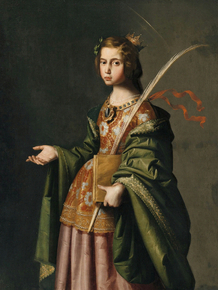 Francisco de Zurbaran - Saint Elizabeth of Thuringia | Франсиско де Сурбаран