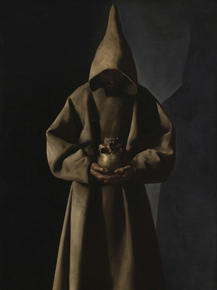Francisco de Zurbaran - Saint Francis of Assisi in His Tomb | Франсиско де Сурбаран