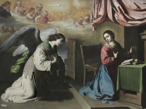 Francisco de Zurbaran - The Annunciation, 1664 | Франсиско де Сурбаран
